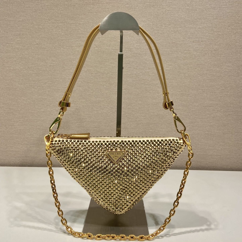 Pra*a triangle pouch